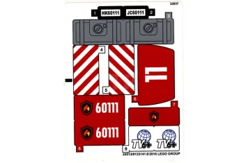 LEGO Aufkleber für Set 60111 (Internationale Version)