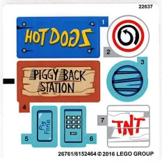 LEGO Sticker for Set 75824 (International Version)