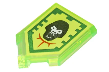 LEGO Tegel 2 x 3 Pentagonaal met Nexo Power Shield Patroon…