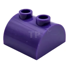 LEGO Ladrillo, modificado 2 x 2 parte superior curvada con 2…