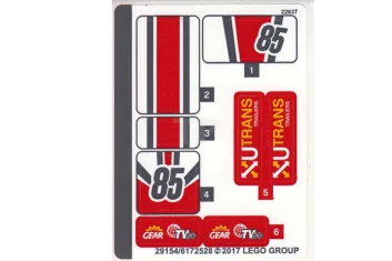 LEGO Sticker for Set 60145 (International Version)