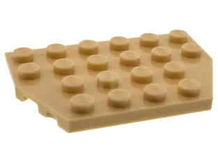 LEGO Piastra 4 x 6 Cuneo - Taglio degli angoli