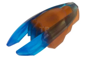 LEGO Minifig, Weapon Ninjago Time Blade with Trans-Dark Blue Claws and…