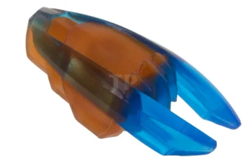 LEGO Minifig, Weapon Ninjago Time Blade with Trans-Dark Blue Claws and…