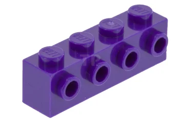 LEGO Brick 1 x 4 with 4 Studs on 1 Side