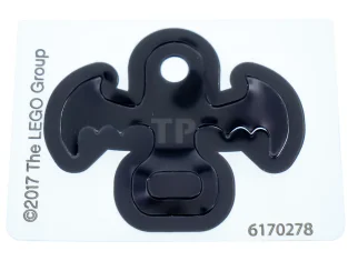 LEGO Minifiguur, Vleugels Friends, Vleermuisvorm met Zwart Achtergrondpatroon