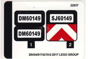 LEGO Sticker for Set 60149