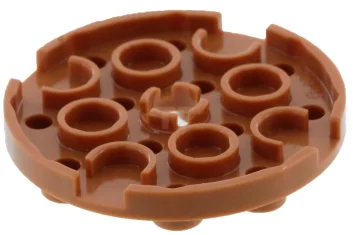 LEGO Plaat, rond 4 x 4 met gat