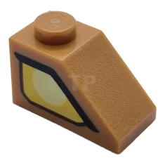 LEGO Slope 2 x 1 - 45° Clayface Eye Pattern (Right…