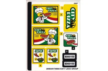 LEGO Sticker for Set 60150 (International Version)