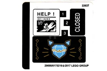 LEGO Sticker for Set 70902