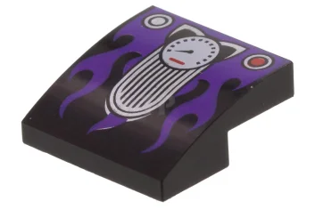 LEGO Slope 2 x 2 x 2/3 Curved with Speedometer Pattern