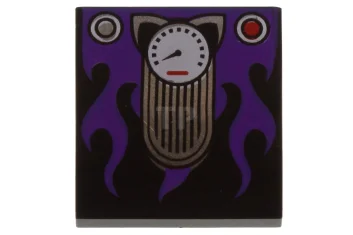 LEGO Slope 2 x 2 x 2/3 Curved with Speedometer Pattern