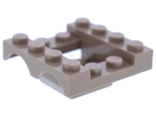 LEGO Vehicle, Mudguard 4 x 4 x 1 1/3 Double