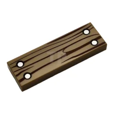LEGO Tile 1 x 3 with Wood Grain and Nails Pattern