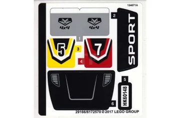 LEGO Adesivo per il set 60148