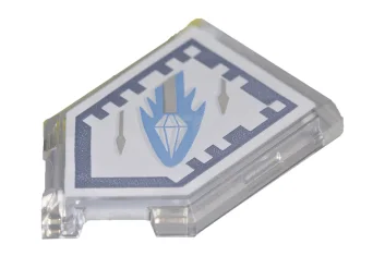 LEGO Baldosa 2 x 3 Pentagonal con Patrón de Escudo de…