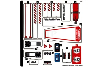 LEGO Sticker for Set 70908 (International Version)