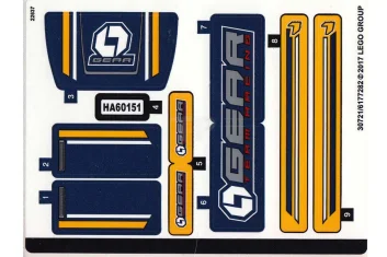 LEGO Autocollant pour l'ensemble 60151