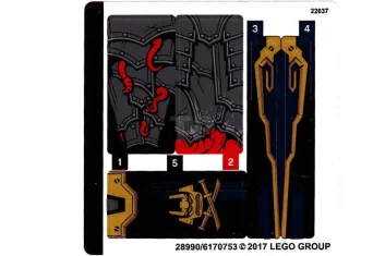 LEGO Sticker for Set 70625