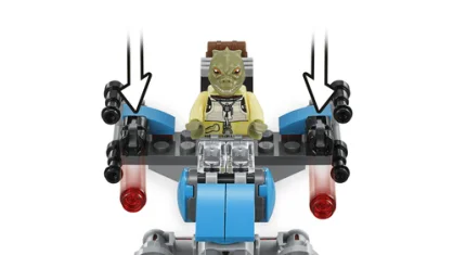LEGO Battle Pack Speeder Bike™ del Bounty Hunter