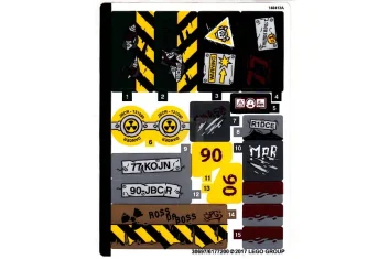 LEGO Sticker for Set 76078