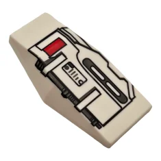 LEGO Large Figure Armor Plate Small with Mechanical Pattern