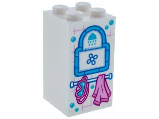 LEGO Brick 2 x 2 x 3 with Shower Fixture, Scuba…