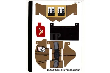 LEGO Sticker for Set 75525