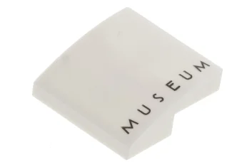 LEGO Slope 2 x 2 x 2/3 Curved with 'MUSEUM' Pattern