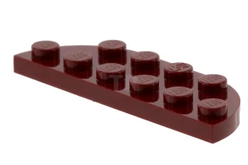 LEGO Plaat 2 x 6 Ronde Hoek Dubbel