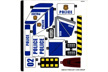LEGO Sticker for Set 60138 (International Version)