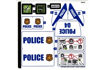 LEGO Sticker for Set 60139