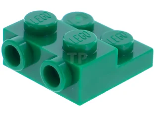 LEGO Piastra, modificata 2 x 2 x 2/3 con 2 borchie…