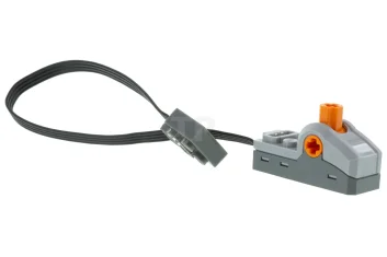 LEGO Elektrisch, Polumkehrer nur mit schwarzem Kabel, Leistungsfunktionen Vollständige Montage