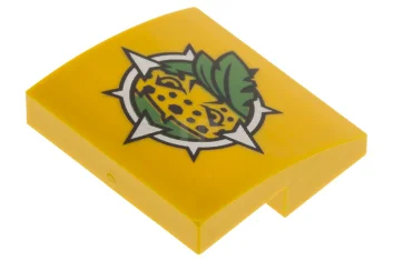 LEGO Slope 2 x 2 x 2/3 Curved with Leopard Head…