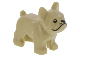 LEGO Dog Bulldog with Pattern