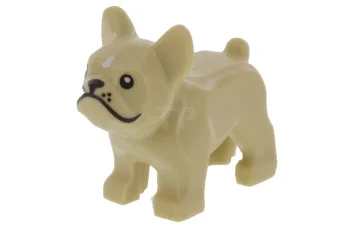 LEGO Dog Bulldog with Pattern