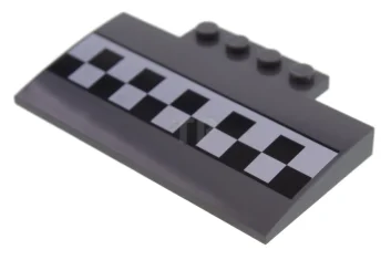 LEGO Pendenza, curvo 5 x 8 x 2/3 con motivo a…