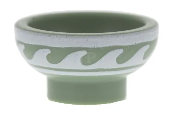 LEGO Minifig, Utensil Bowl Asian with White Rim and Waves Pattern