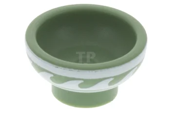 LEGO Minifig, Utensil Bowl Asian with White Rim and Waves Pattern