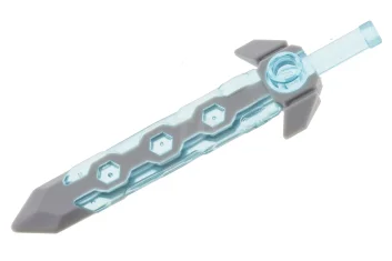 LEGO Minifig, Weapon Sword, Long with Light Bluish Gray Tip and…