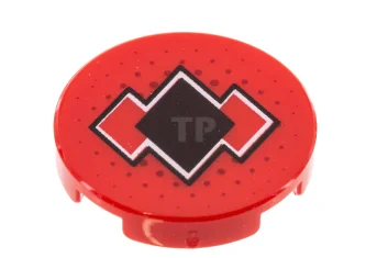 LEGO Piastrelle 2 x 2 rotonde con O inferiore e motivo…