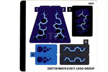 LEGO Sticker for Set 70353