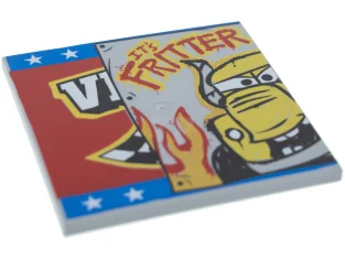 LEGO Baldosa 6 x 6 con Tubos Inferiores con Mitad de…