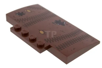 LEGO Slope, Curved 5 x 8 x 2/3 with Tire Tracks…