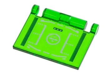 LEGO Book Cover with HUD Display Pattern