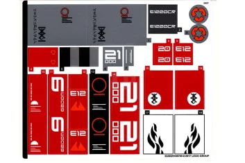 LEGO Sticker for Set 70615