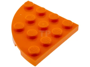 LEGO Plaque 4 x 4 coin rond