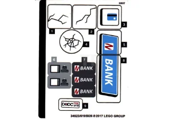 LEGO Sticker for Set 76082